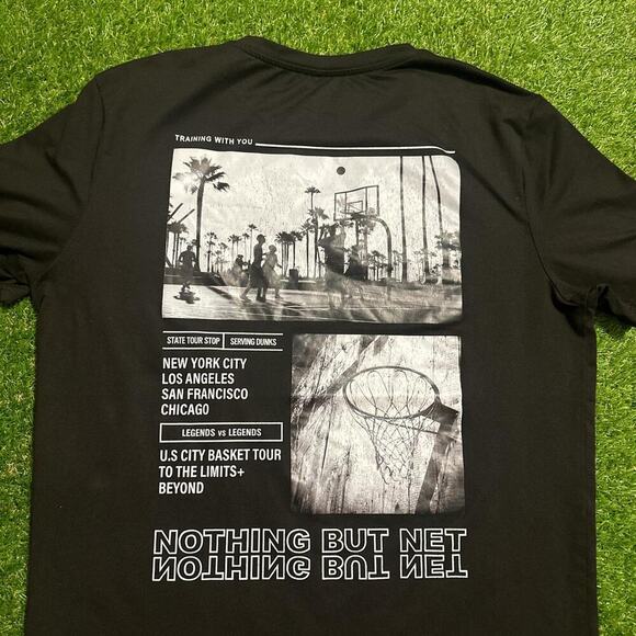US Basketball Tour 'Nothing But Net' Graphic T Shirt - Picture 5 of 5